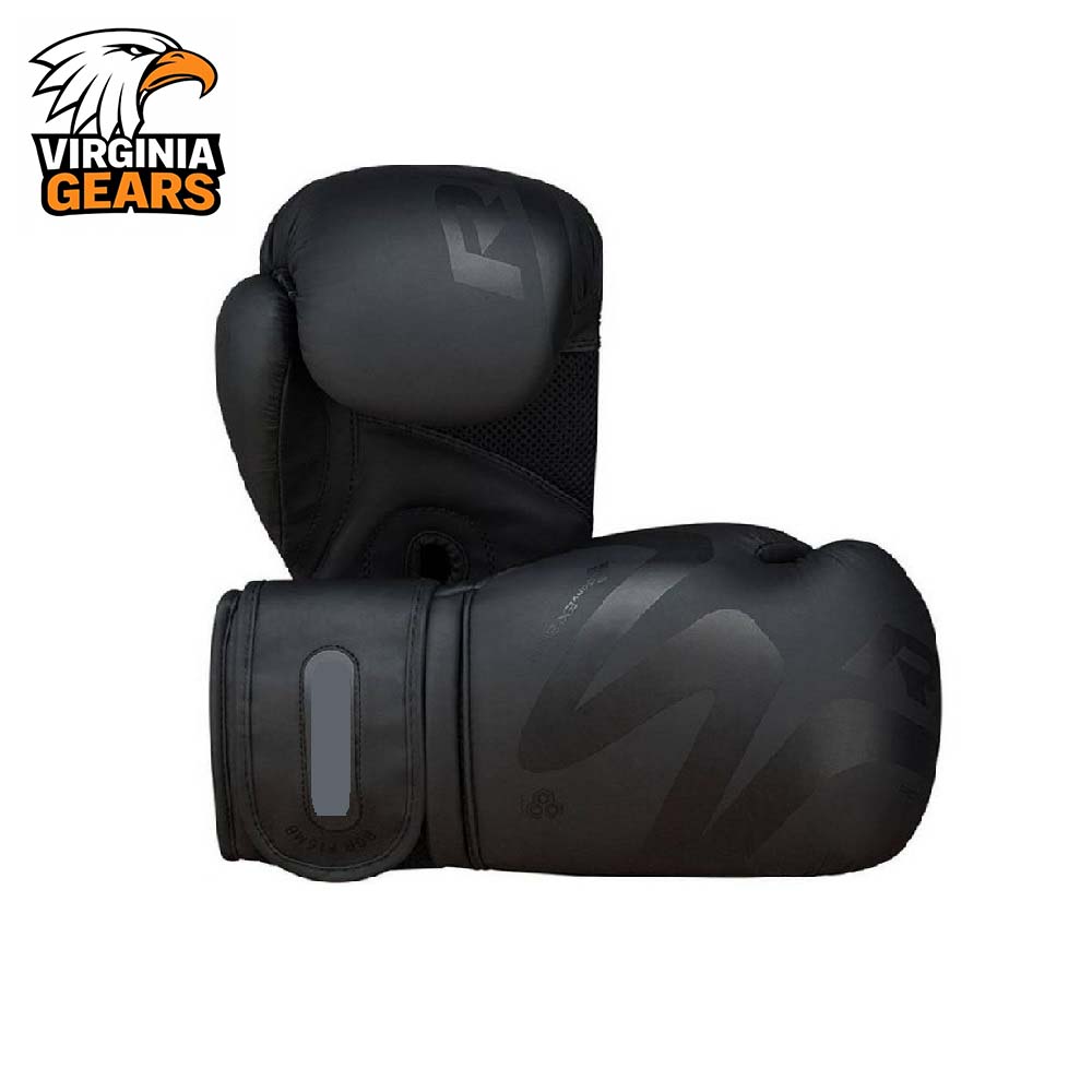 Virginia Gears Noir Boxing Gloves